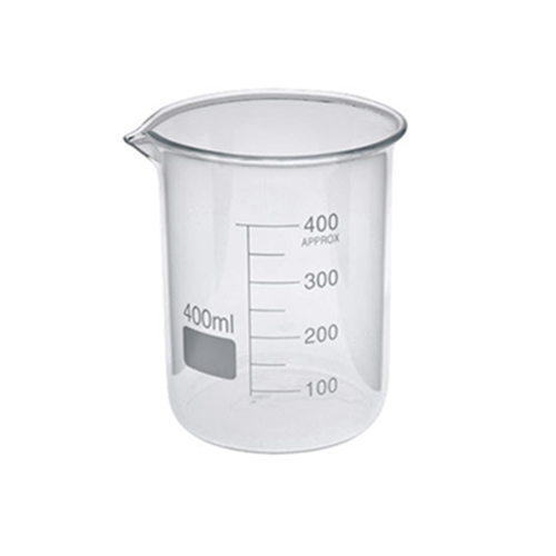 بشر شیشه ای ۴۰۰ میلی لیتر برند چینی